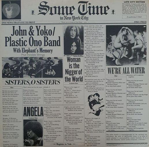 John Lennon &Yoko. Some timein New York