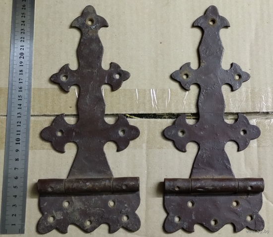 Петли кованые дверные амбарные. Пара.