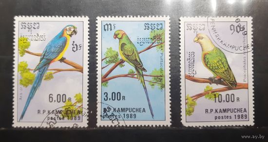 Камбоджа. 1989 год. Фауна. Птицы (356)