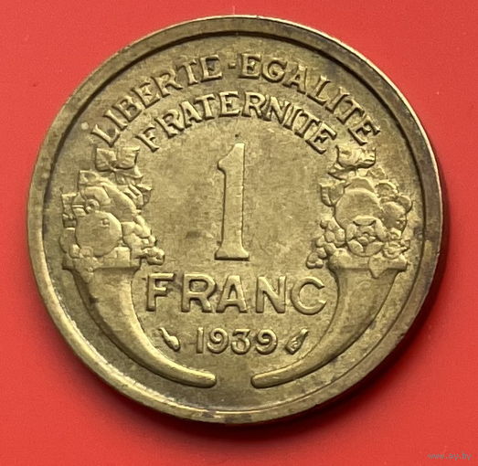 31-06 Франция 1 франк 1939 г.