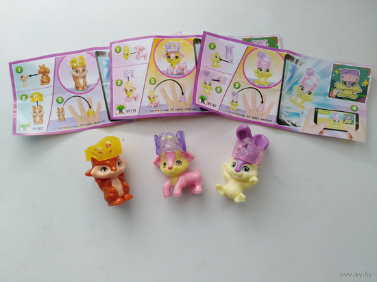 Серии игрушек из киндера