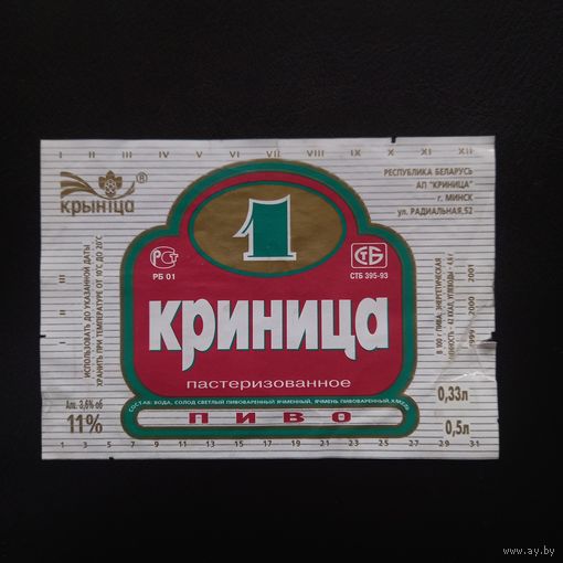 Пивная этикетка