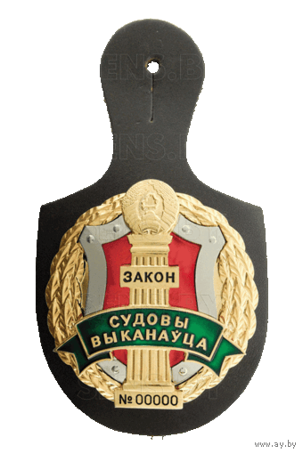 Жетон нагрудный - Судовы выканаўца