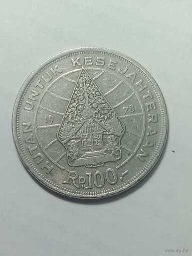 Индонезия 100 рупий 1978 года .