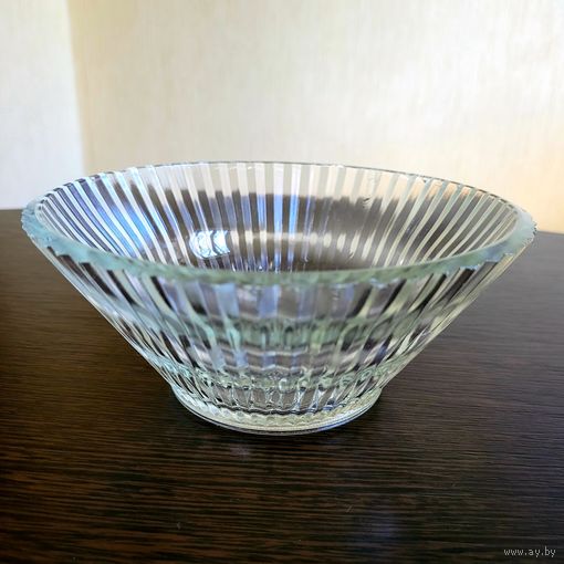 Ваза для сервировки/конфетница, стекло, ретро СССР.