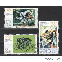 Марки ГДР 1980. XXII летние Олимпийские игры в Москве серия из 3-х марок