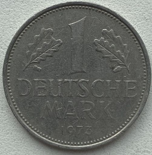 Германия 1 марка 1973 г. F