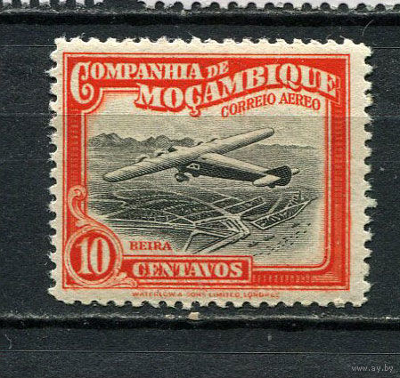 Португальские колонии - Мозамбик (Comp de Mocambique) - 1935 - Авиация 10С - [Mi.187] - 1 марка. MNH.  (Лот 39HQ)-TG3P1