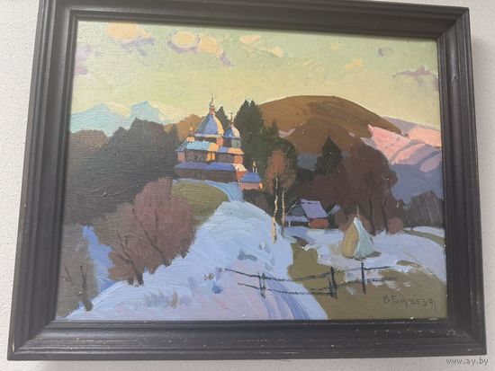 Картина Маслом Голубев В. 1991