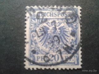 Германия 1889 стандарт 20 пф.