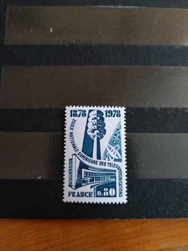 1978 Франция телебашня чистая клей MNH выпускалась одиночкой (3-2)