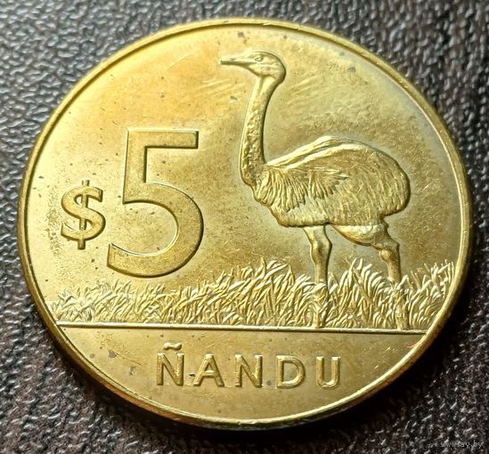 Уругвай 5 песо, 2024     ( 1-12-5 )