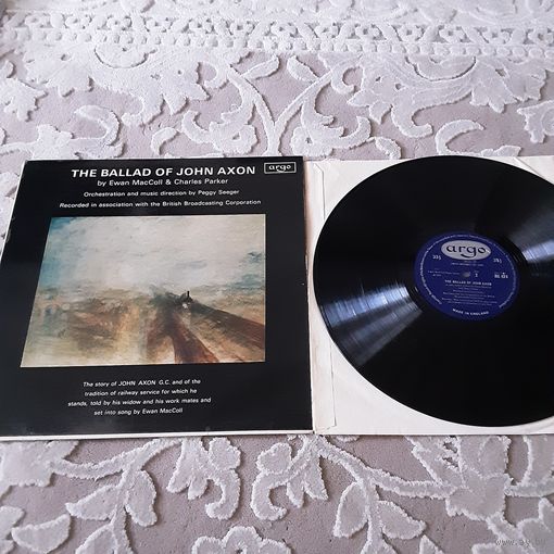 EWAN MACCOLL & CHARLES PARKER, PEGGY SEEGER - 1965 - THE BALLAD OF JOHN AXON (UK) LP