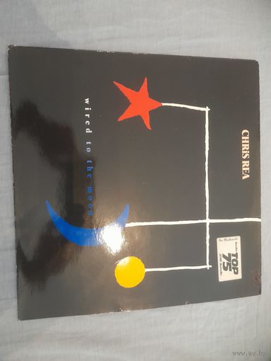 CHRIS REA  "WIRED TO THE MOON" 1984 LP GERMANY  MAGNET 6.25799 AO NM-/EX