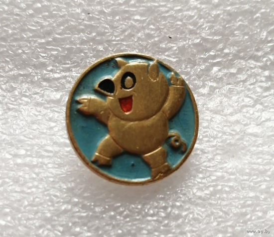 Три Поросенка. Детский Значок. Мультфильмы. Сказки #0688-UP18