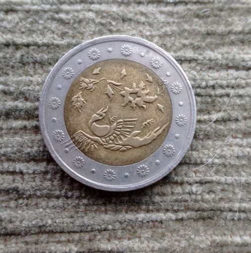 Werty71 Иран 500 риалов 1383 2004 биметалл птица