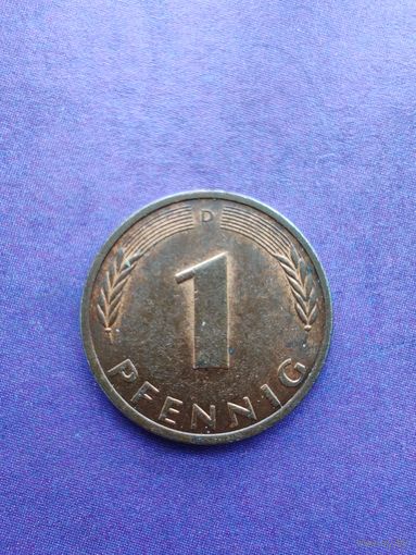 Германия ФРГ 1 пфенниг 1978 D