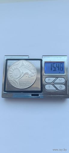 10 марок 1972 года. XX летние Олимпийские Игры, Мюнхен 1972 - Стадион. Серебро 625. 5523