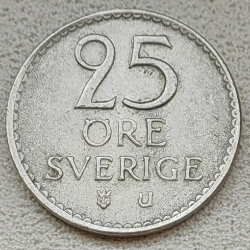 Швеция 25 эре 1967