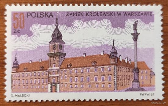 Польша. 1987. Королевский замок в Варшаве. MNH П1 145