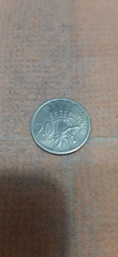 Чехословакия 20 геллеров 1928