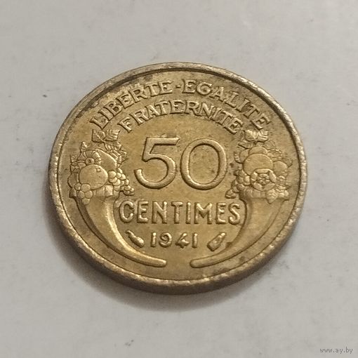Франция 50 сантимов 1941г.