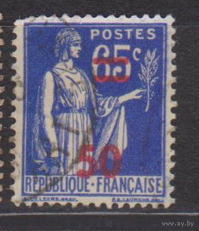 Франция 1940 год Лот 7 С НАДПЕЧАТКОЙ