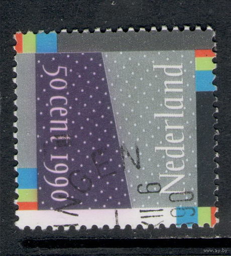 Марка Нидерланды 1990 г