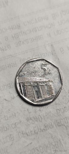 Куба 5 цент 2000