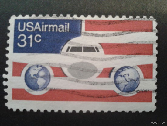 США 1976 авиапочта
