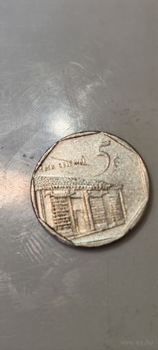 Куба 5 цент 1996