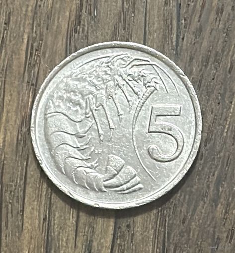 Каймановы Острова 5 Центов 1977г.