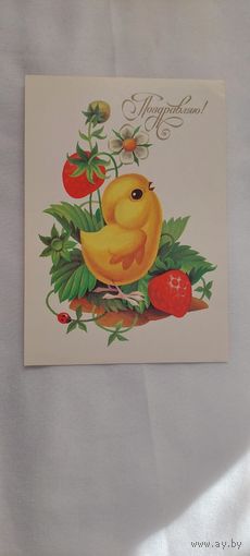 Открытка чистая