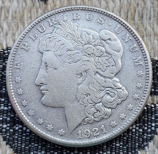 США 1 доллар 1921 года, S. Редкая! Серебро! Сторгуй за свою цену, предложи обмен!