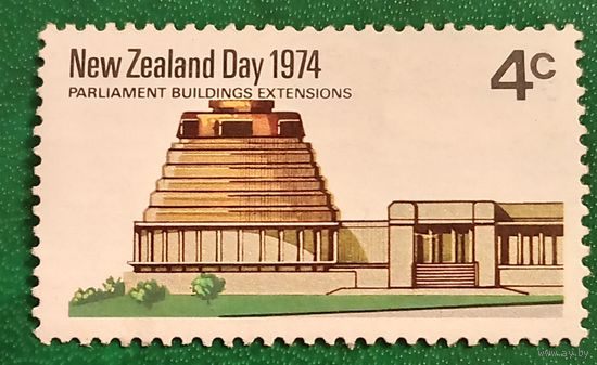 Новая Зеландия 1974. Здание Улей парламентских комплекс в Веллингтоне