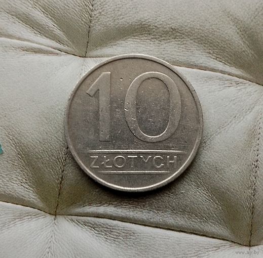 10 злотых 1986 года Польша. Народная Республика.