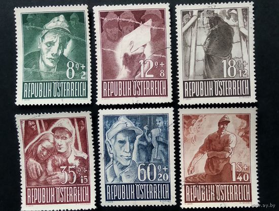 Австрия \133ф\ 1947 военнопленные. война
