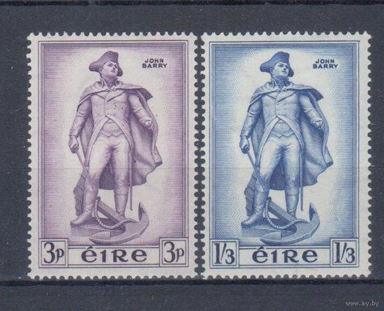 [2354] Ирландия 1956. Флот.Джон Барри. СЕРИЯ MNH. Кат.14 е.