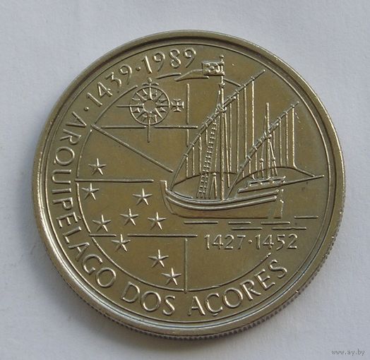 Португалия 100 Эск. 1989 Азорские острова