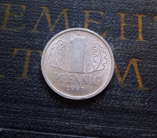 1 пфенниг 1987 (A) Германия ГДР #06 XF