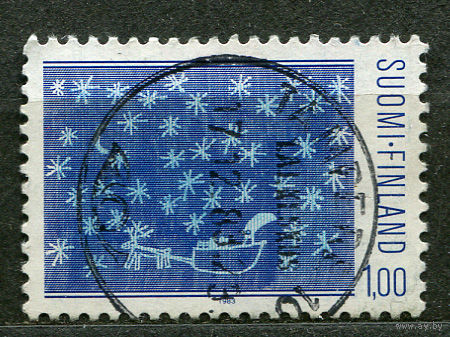 Рождество в детских рисунках. Финляндия. 1983