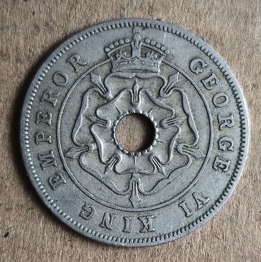 Южная Родезия 1 пенни 1945 г., KM# 8