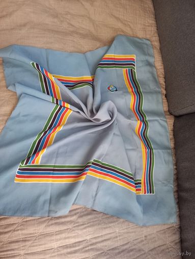 Платок с эмблемой Всемирного фестиваля молодёжи, СССР.