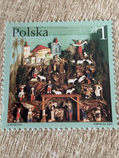 Польша 2001. Рождество. Марка из серии