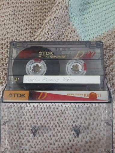 Кассета  TDK D90. Freddie Mercuru.