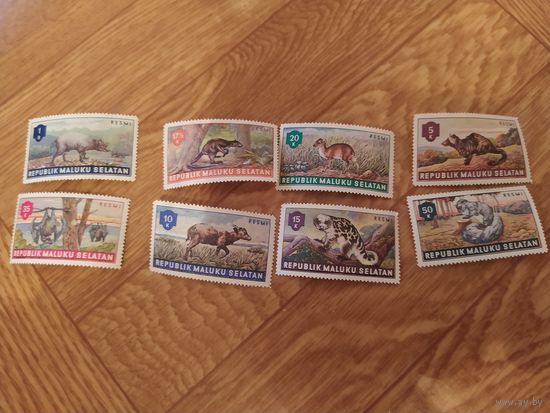 Малуку Селатан серия марок 1953г. Фауна.