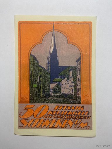 50 пфенингов (нотгельды) г. Германия.-1012