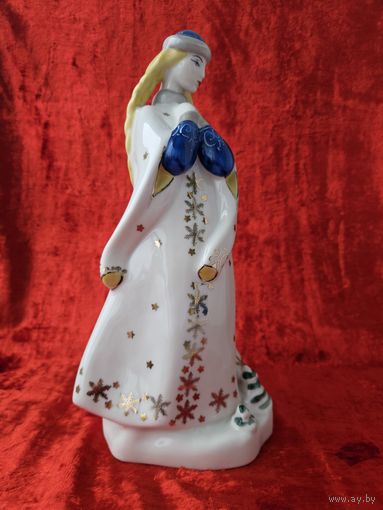СТАРТ С 1 РУБЛЯ БЕЗ МЦ НА З ДНЯ Фарфоровая статуэтка "СНЕГУРОЧКА" ЗХК