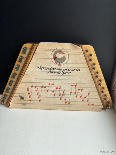 Детские цимбалы Перепелочка (гусли), 1970-е годы, СССР
