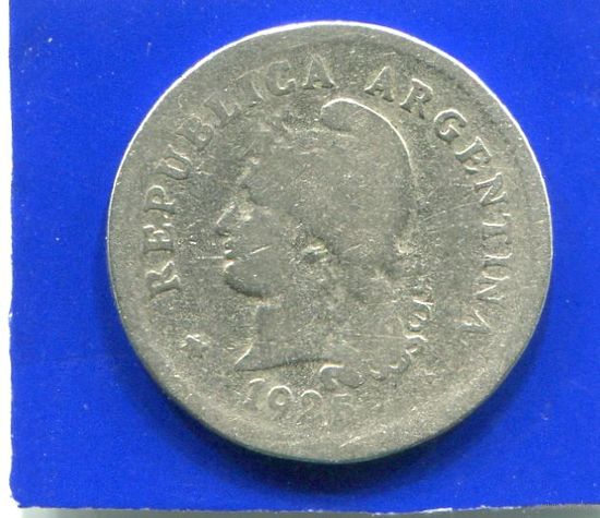 Аргентина 10 сентаво 1925